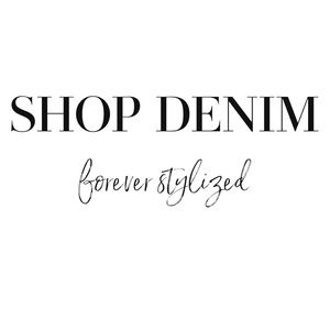 Carefully curated on trend denim shop